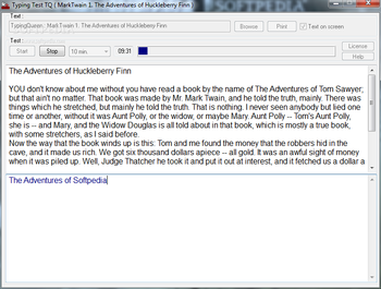 Typing Test TQ screenshot