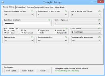 TypingAid screenshot 3