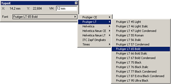 TypoX for QuarkXPress screenshot
