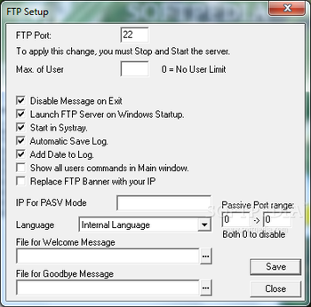TYPSoft FTP Server screenshot 4