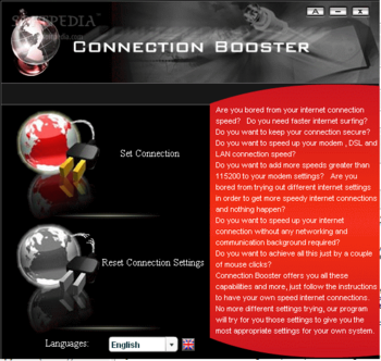 TZ Connection Booster Wizard screenshot