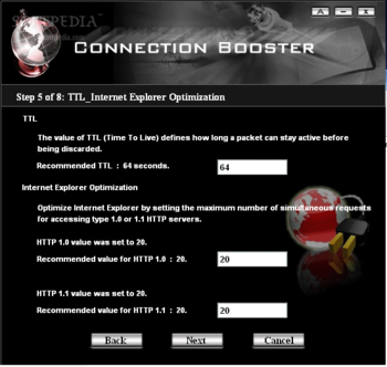 TZ Connection Booster Wizard screenshot 3