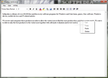 TZeditor screenshot