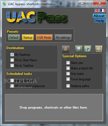 UAC Pass screenshot