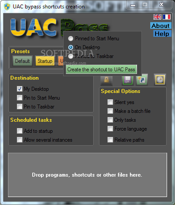 UAC Pass screenshot 2