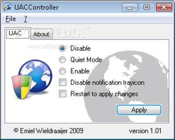UACController screenshot
