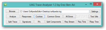UAG Trace Analyser screenshot