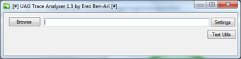 UAG Trace Analyzer screenshot