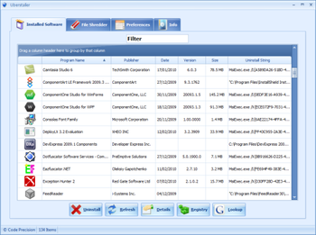 Uberstaller screenshot