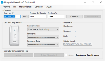 Ubiquiti airMAX AC Toolkit screenshot 5