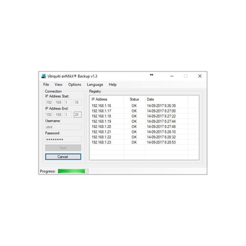 Ubiquiti airMAX Backup screenshot