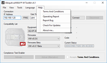 Ubiquiti airMAX M Toolkit screenshot 10