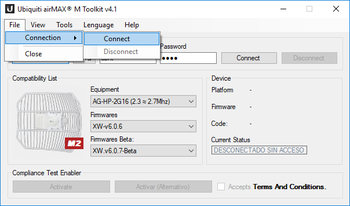 Ubiquiti airMAX M Toolkit screenshot 4