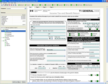 UDoTaxes2009 screenshot