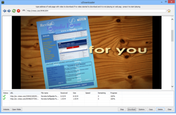 uDownloader screenshot