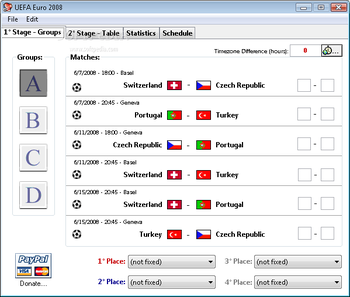 UEFA Euro 2008 screenshot