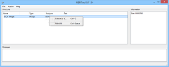 UEFITool screenshot