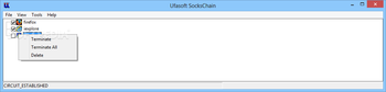 Ufasoft SocksChain screenshot