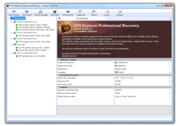UFS Explorer Professional Recovery  screenshot