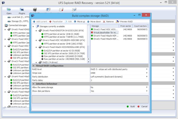 UFS Explorer RAID Recovery  screenshot