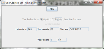 Ugo Capeto's Ear Training Lower Higher screenshot