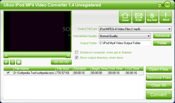Ukoo 3GP MP4 Video Converter screenshot