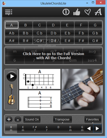 UkuleleChordsLite screenshot