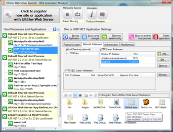 UltiDev Web Server Pro screenshot