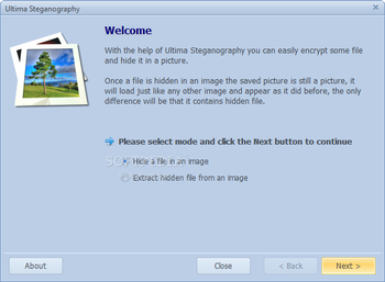 Ultima Steganography screenshot