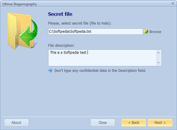 Ultima Steganography screenshot 2