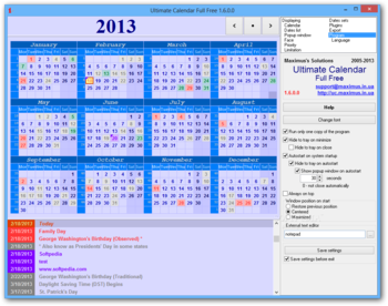 Ultimate Calendar Portable screenshot 12