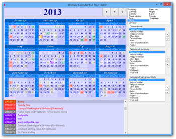 Ultimate Calendar Portable screenshot 7
