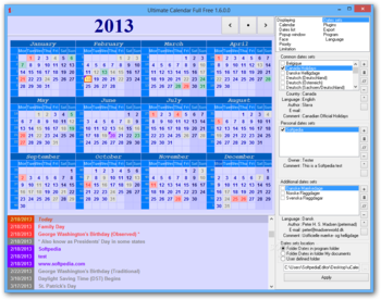 Ultimate Calendar Portable screenshot 9