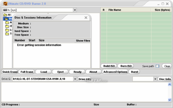 Ultimate CD/DVD Burner 2007 screenshot 2
