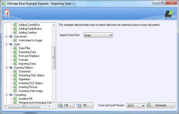 Ultimate Excel Component screenshot