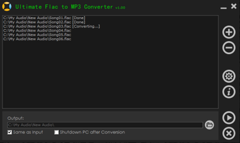 Ultimate FLAC to MP3 Converter screenshot