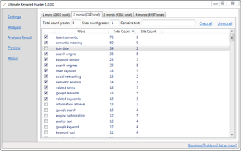 Ultimate Keyword Hunter screenshot 4