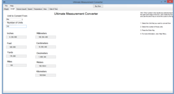 Ultimate Measurement Converter screenshot 2