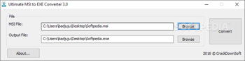 Ultimate MSI to EXE Converter screenshot