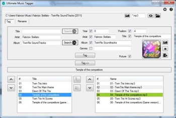 Ultimate Music Tagger screenshot
