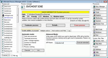 Ultimate Process Manager screenshot