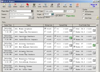 Ultimate Sports Book Manager screenshot