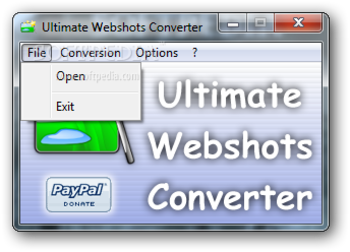 Ultimate Webshots Converter screenshot