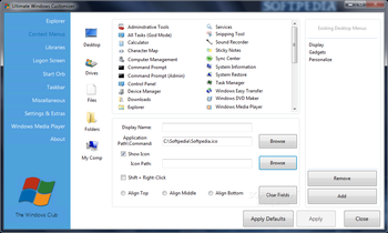 Ultimate Windows Customizer screenshot 2