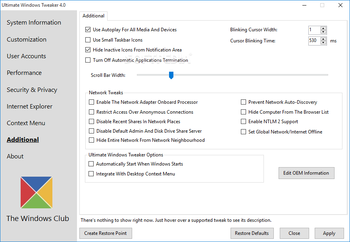 Ultimate Windows Tweaker screenshot 16
