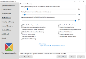 Ultimate Windows Tweaker screenshot 8