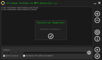 Ultimate YouTube to MP3 Converter screenshot