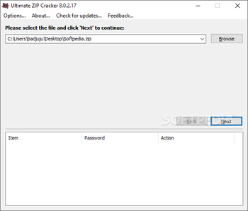 Ultimate ZIP Cracker screenshot