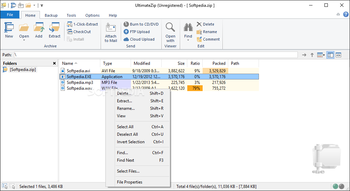 UltimateZip screenshot
