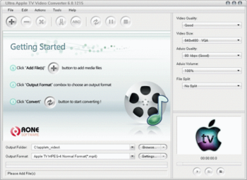 Ultra Apple TV Video Converter screenshot